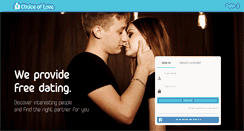 Desktop Screenshot of choiceoflove.com